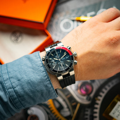 Oris Divers TT1 Titan Diver Chronograph Black Dial 44mm