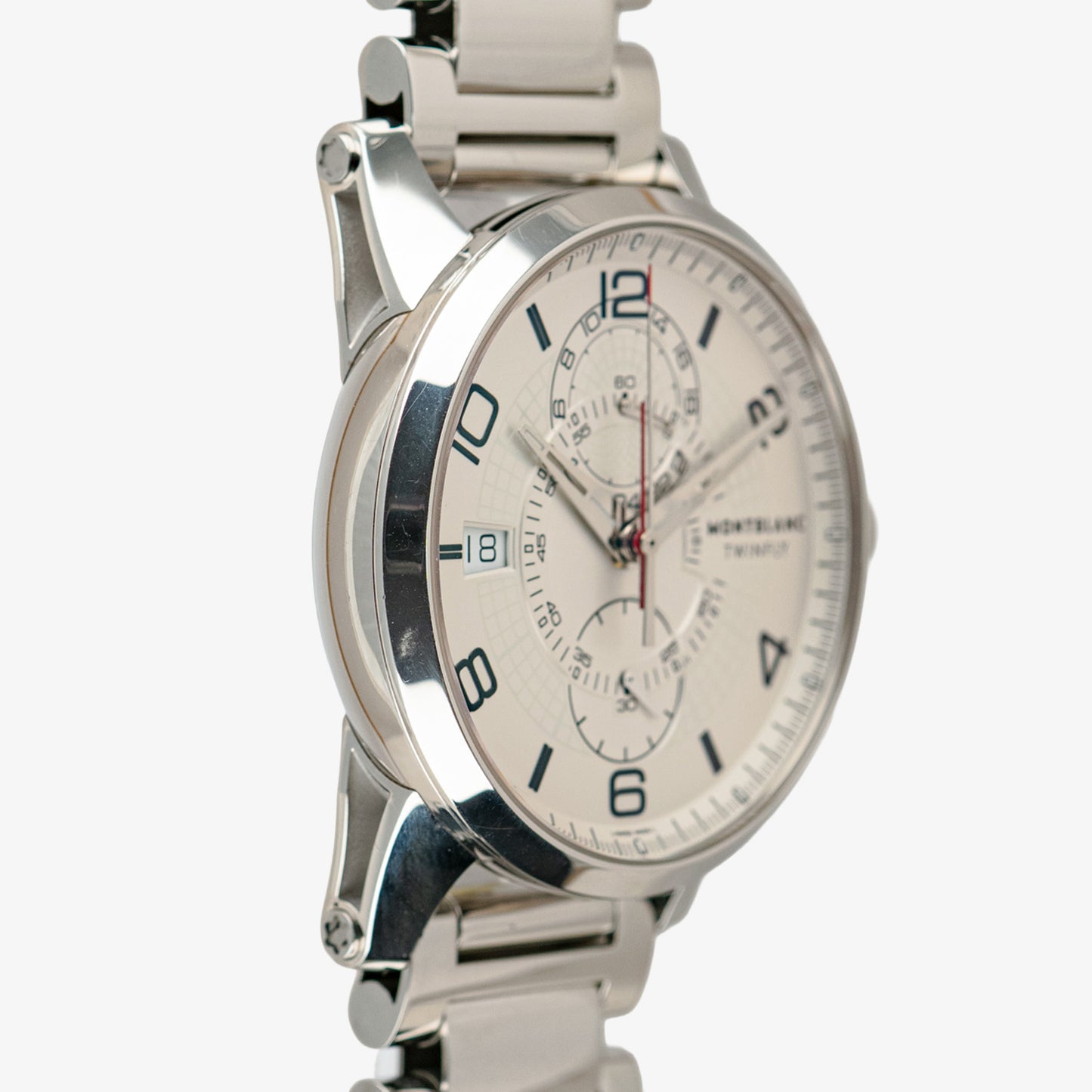 Montblanc TimeWalker Twinfly Chrono Silver Dial 43mm