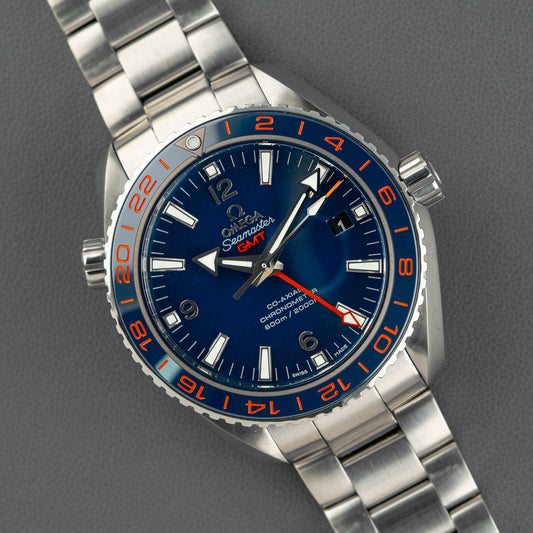Omega Seamaster Planet Ocean GMT Blue Dial 43.5mm