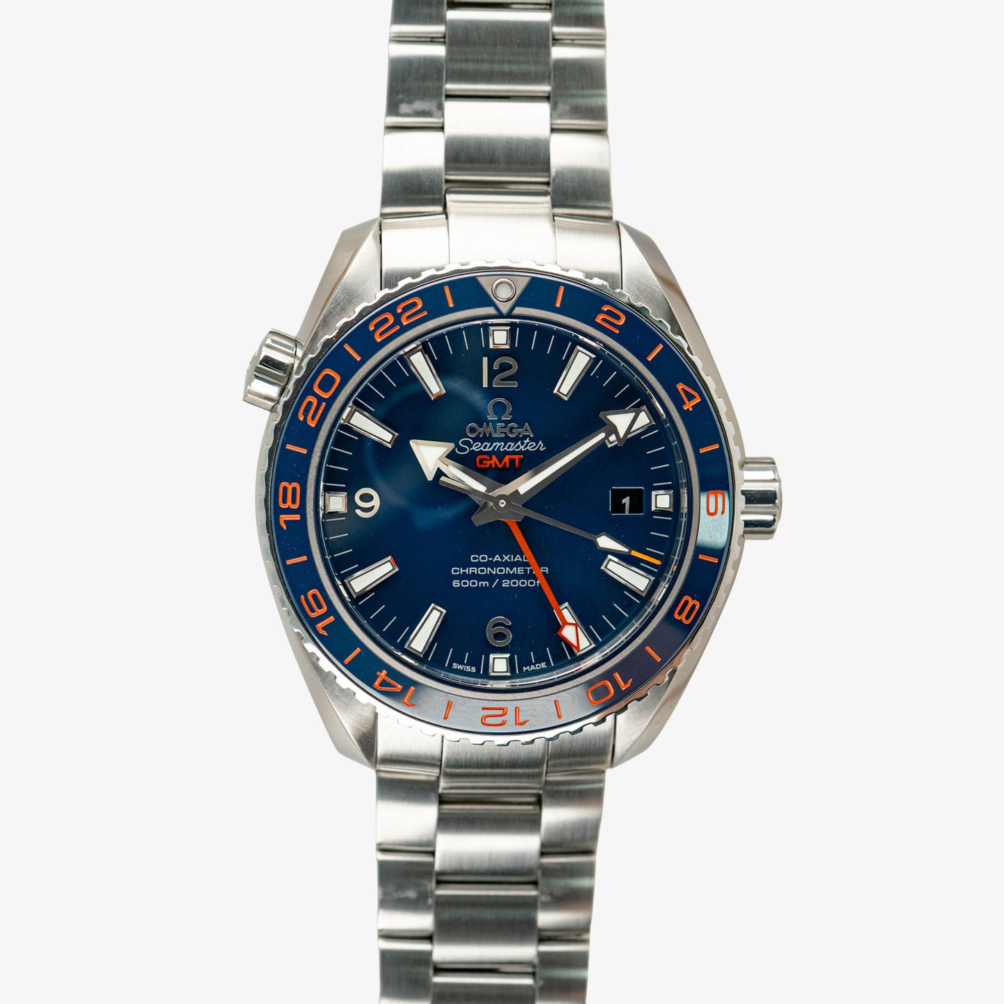 Omega Seamaster Planet Ocean GMT Blue Dial 43.5mm