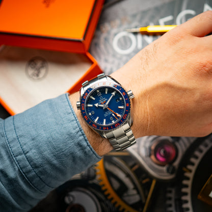 Omega Seamaster Planet Ocean GMT Blue Dial 43.5mm