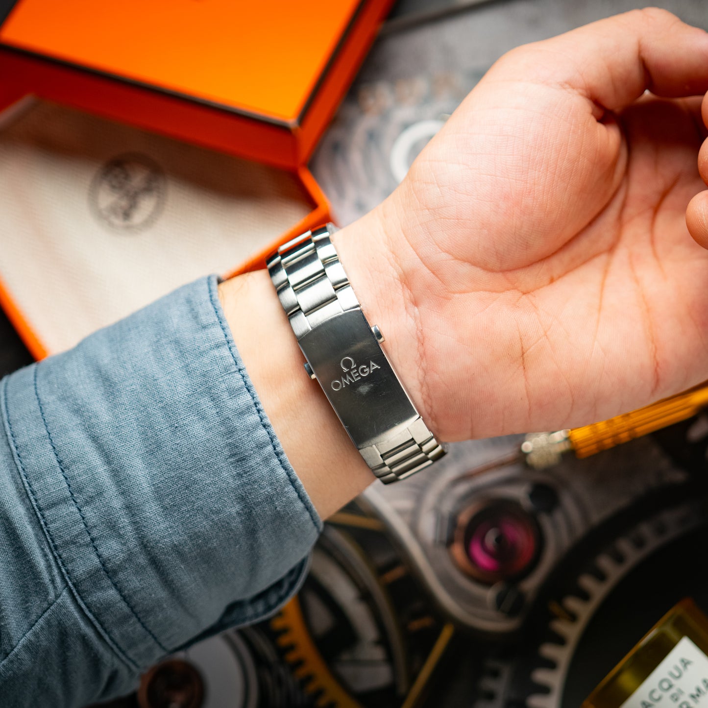 Omega Seamaster Planet Ocean GMT Blue Dial 43.5mm