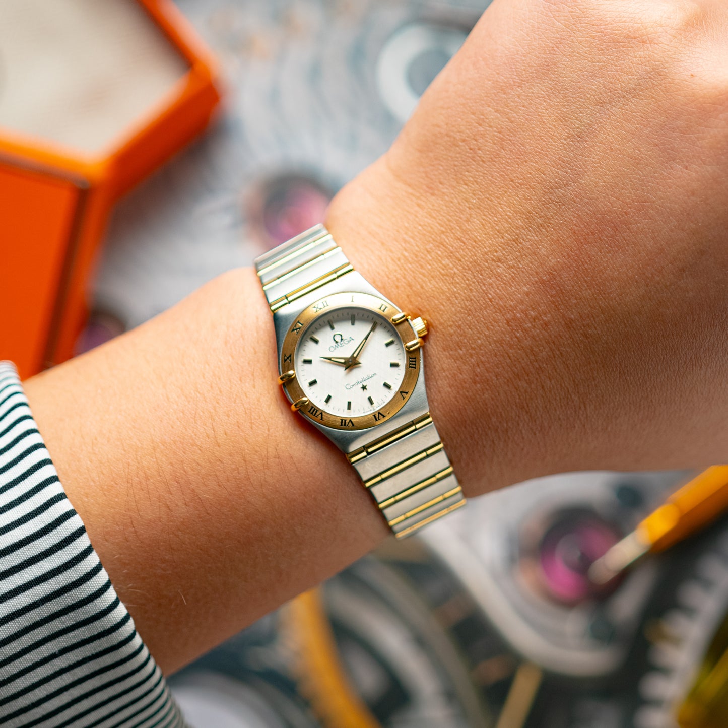 Omega Constellation Mini Quartz Steel & Gold 22.5mm