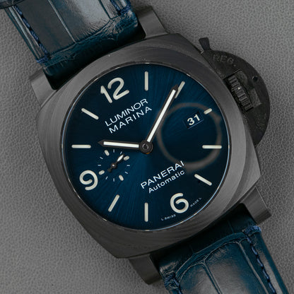 Panerai Luminor Marina Automatic Carbotech Blue Dial 44mm
