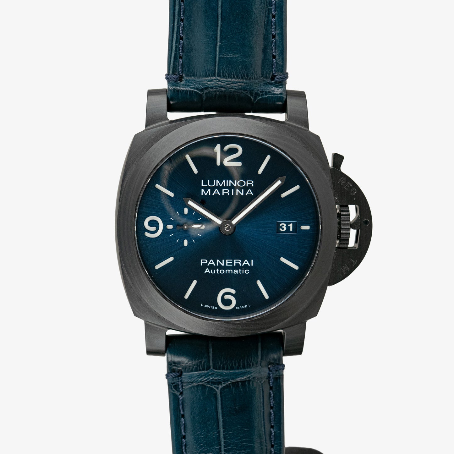 Panerai Luminor Marina Automatic Carbotech Blue Dial 44mm