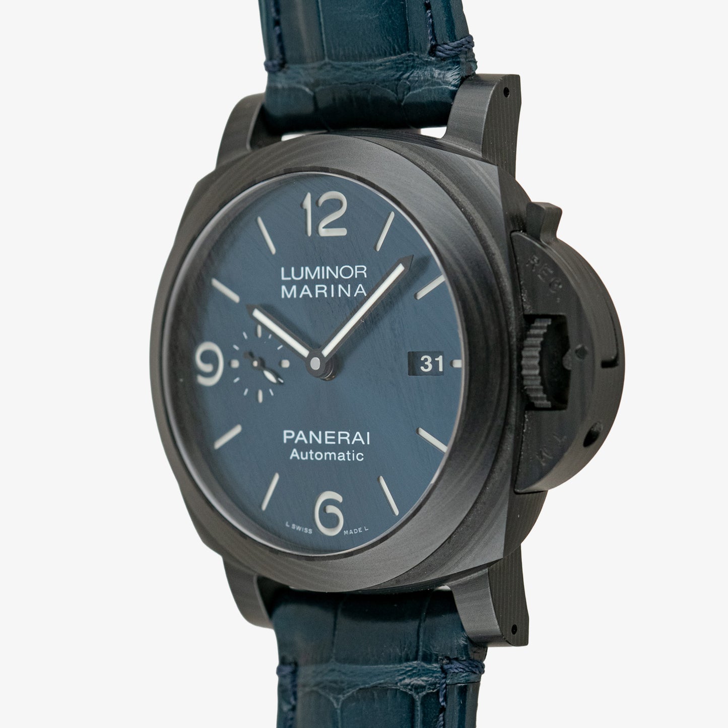 Panerai Luminor Marina Automatic Carbotech Blue Dial 44mm