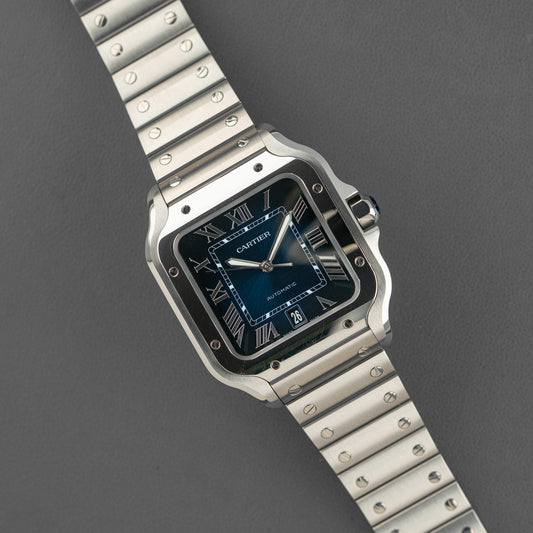 Cartier Santos de Cartier Large Blue Dial Automatic 39.8mm