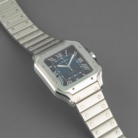 Cartier Santos de Cartier Large Blue Dial Automatic 39.8mm