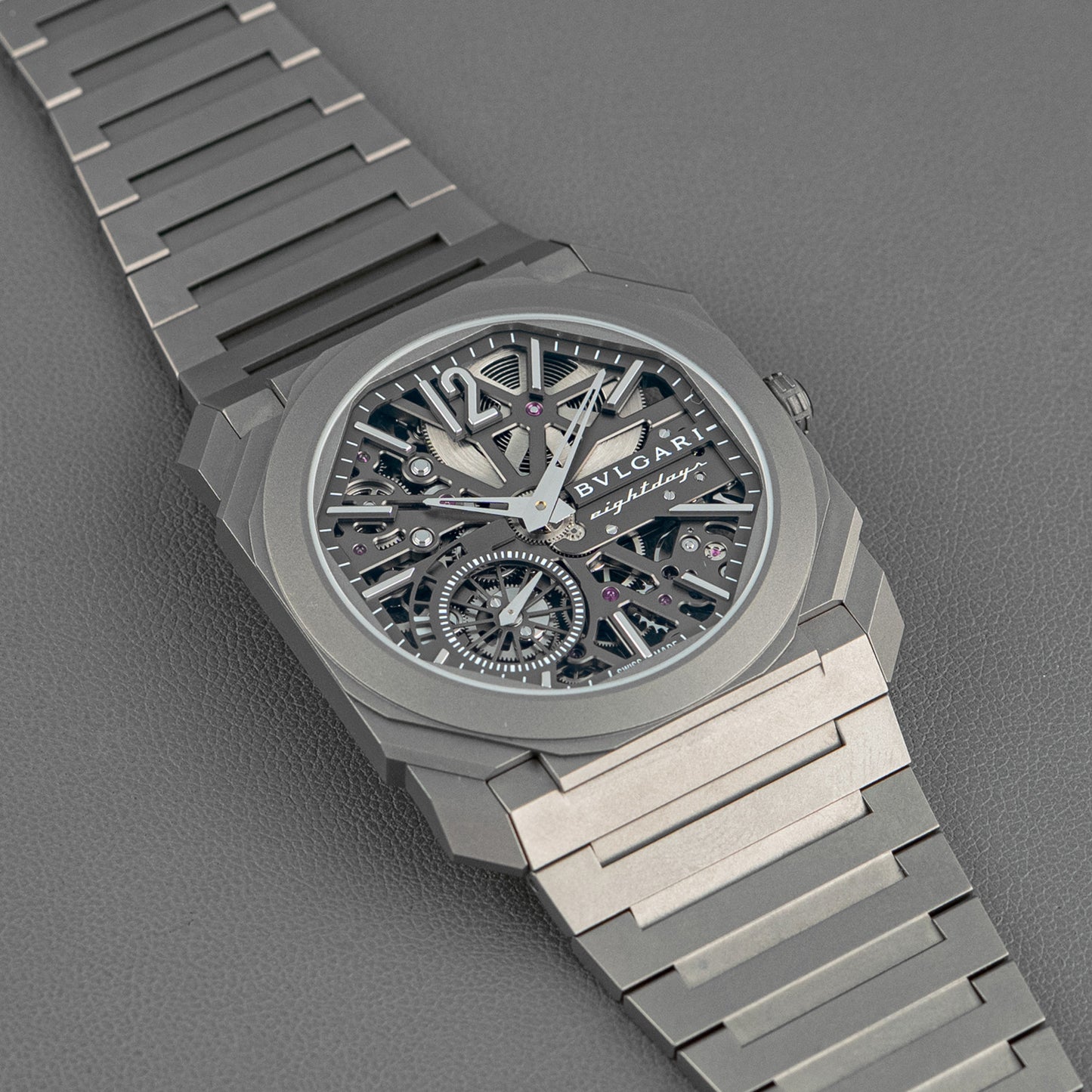 Bvlgari Octo Finissimo Skeleton 8 Days Titanium 40mm