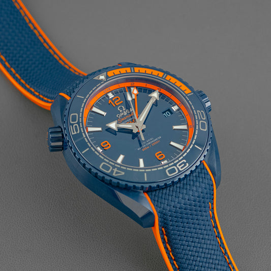 Omega Seamaster Planet Ocean 600M Big Blue GMT Ceramic 45.5mm