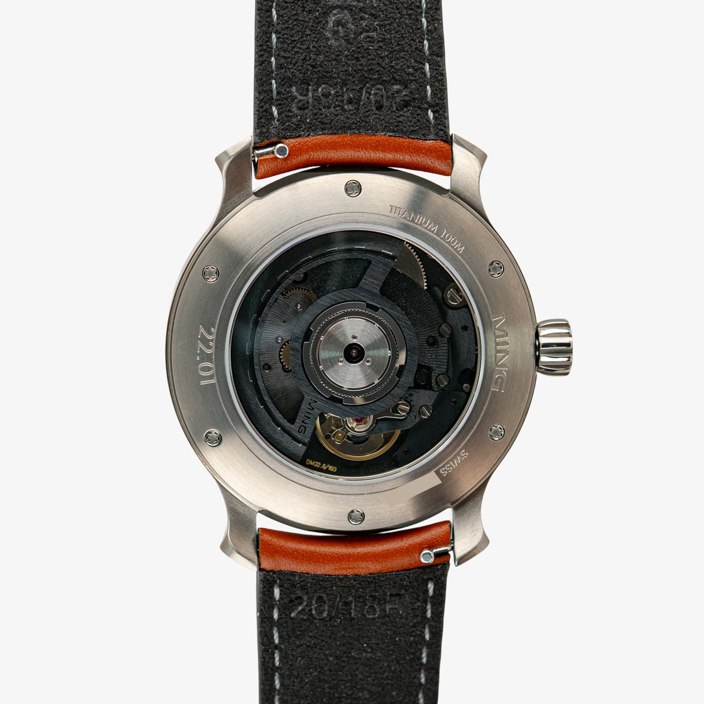 MING 22.01 GMT Gilt Titanium Automatic 38mm