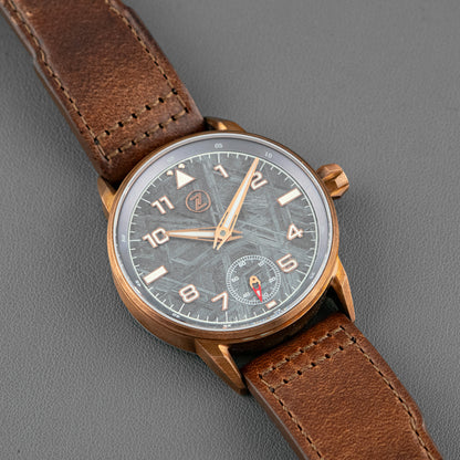 Zelos Skyraider Bronze Meteorite Dial Manual 42mm