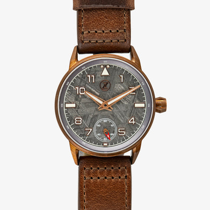 Zelos Skyraider Bronze Meteorite Dial Manual 42mm