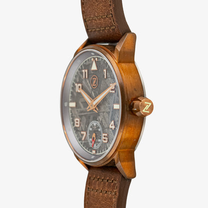 Zelos Skyraider Bronze Meteorite Dial Manual 42mm