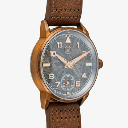 Zelos Skyraider Bronze Meteorite Dial Manual 42mm