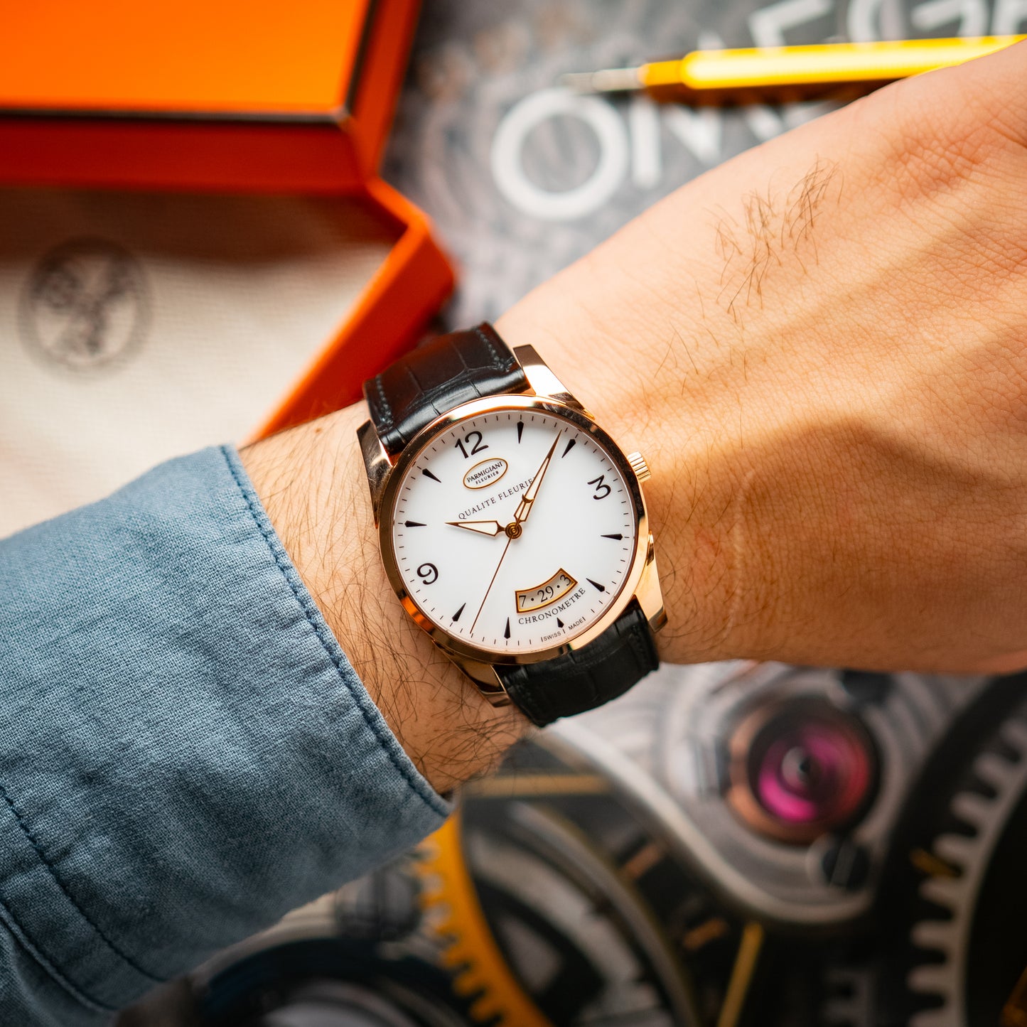 Parmigiani Fleurier Tonda Qualité Fleurier Chronometre 39mm