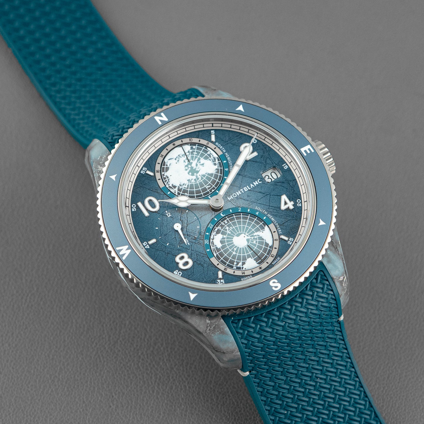 Montblanc 1858 Geosphere 0 Oxygen Mount Vinson LE 43.5mm