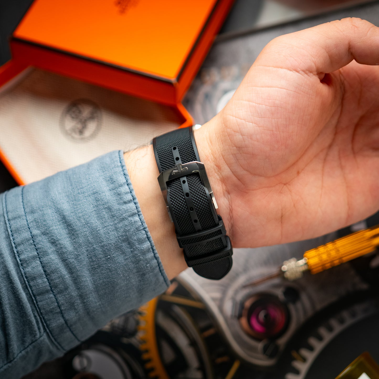 Jaeger-LeCoultre Polaris Date Automatic Grey Blue 42mm