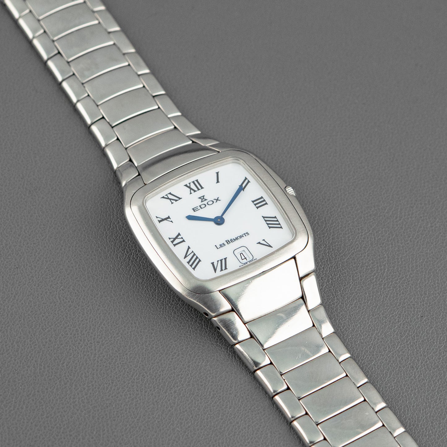 Edox Les Bémonts Quartz Steel White Dial 27mm