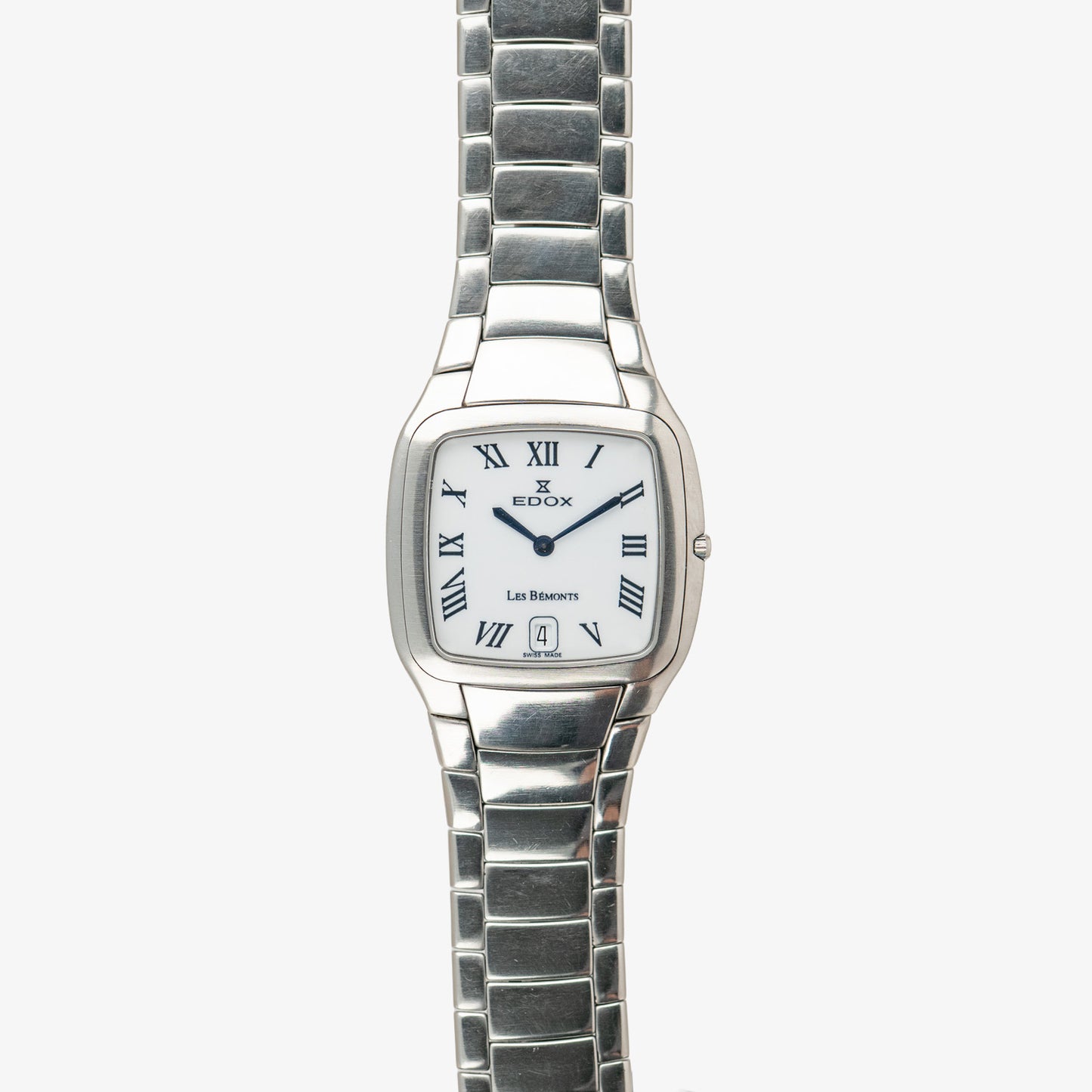 Edox Les Bémonts Quartz Steel White Dial 27mm