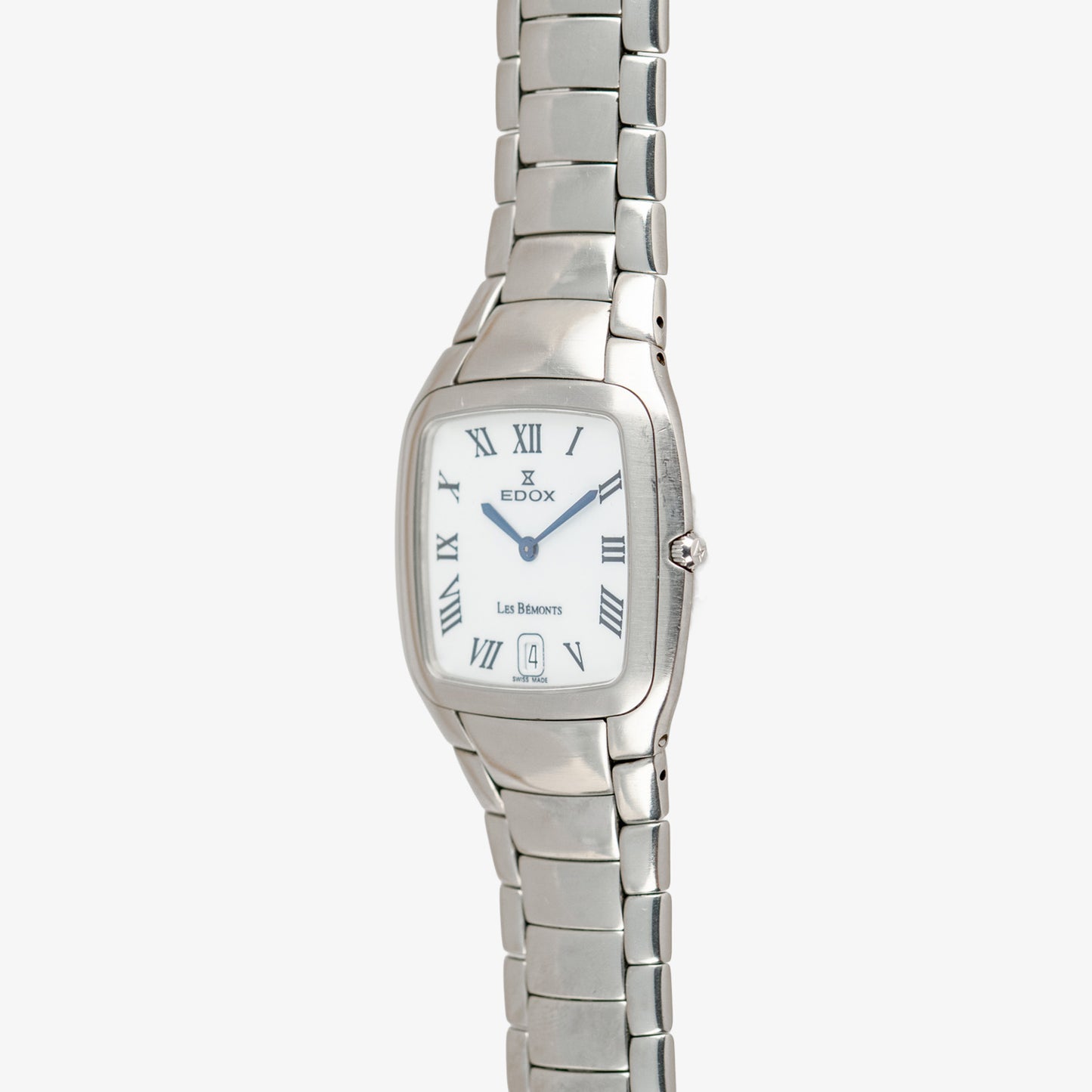 Edox Les Bémonts Quartz Steel White Dial 27mm