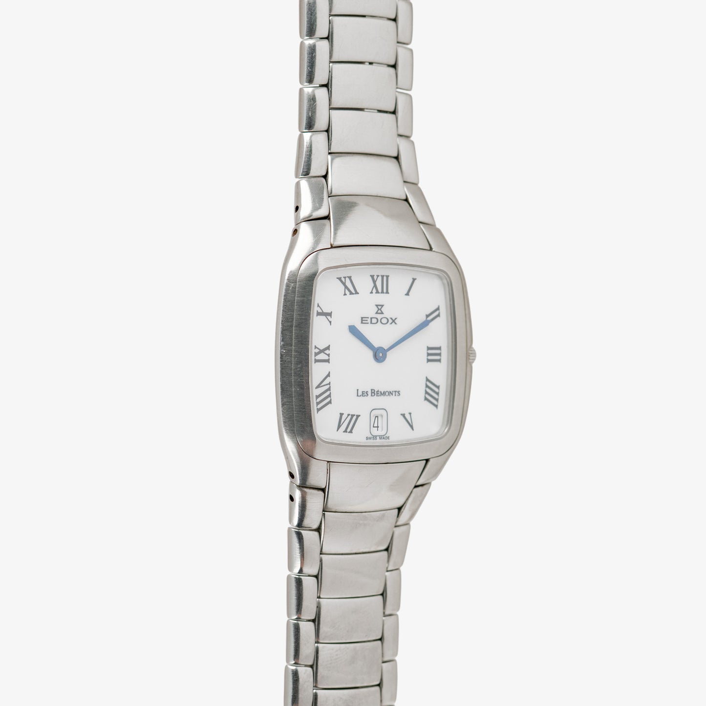Edox Les Bémonts Quartz Steel White Dial 27mm