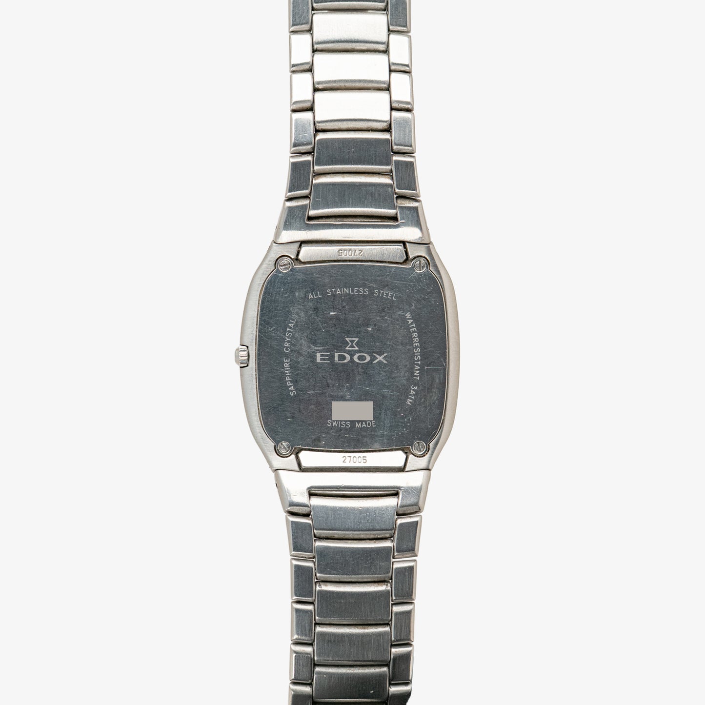 Edox Les Bémonts Quartz Steel White Dial 27mm