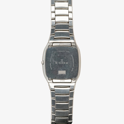 Edox Les Bémonts Quartz Steel White Dial 27mm