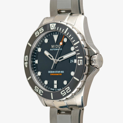 Mido Ocean Star 600 Chronometer Black Dial 43.5mm