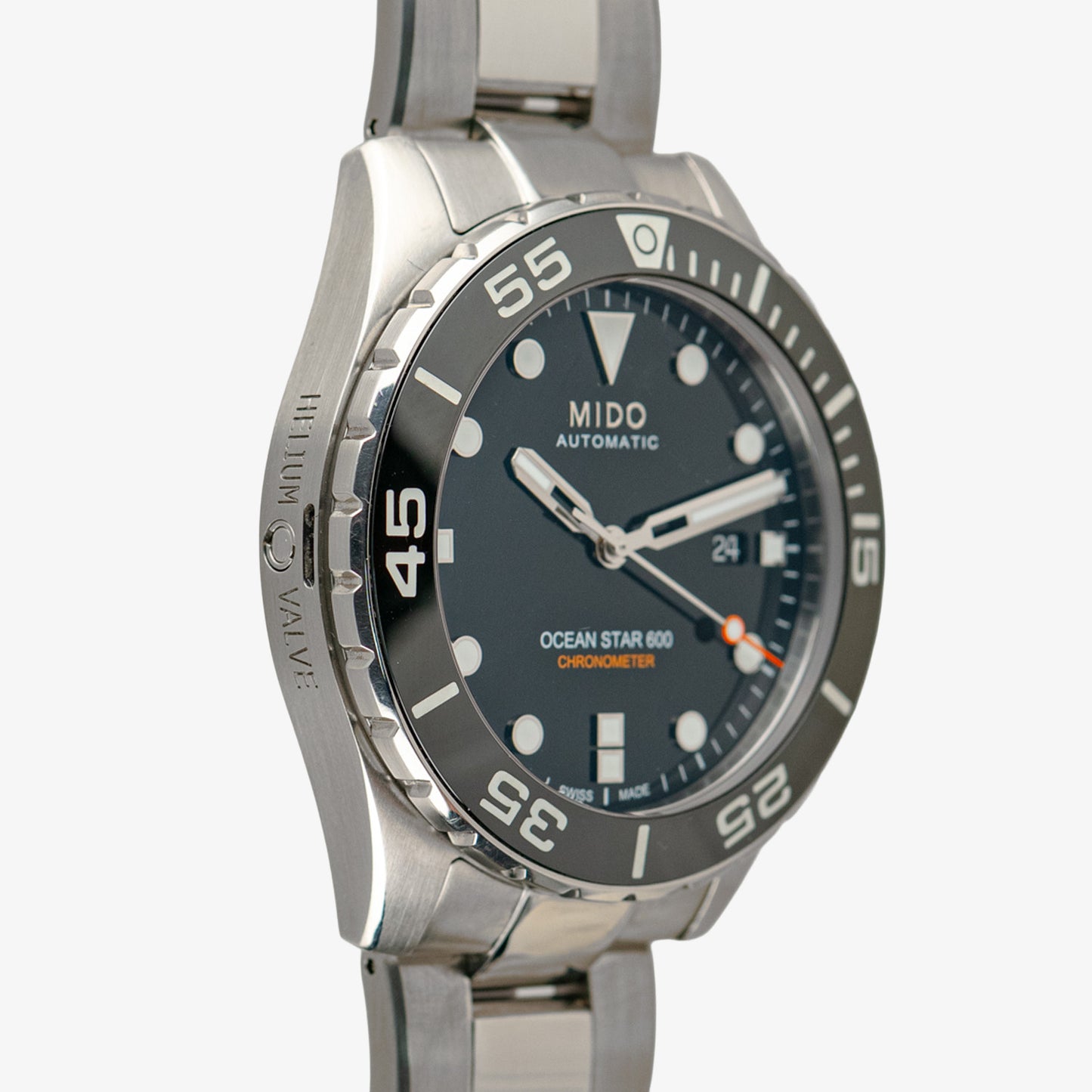Mido Ocean Star 600 Chronometer Black Dial 43.5mm
