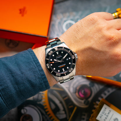 Mido Ocean Star 600 Chronometer Black Dial 43.5mm