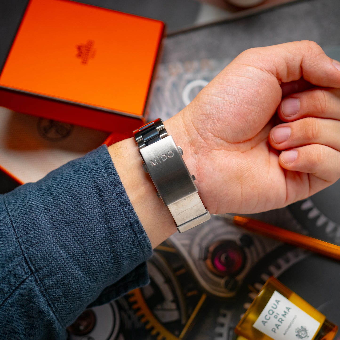 Mido Ocean Star 600 Chronometer Black Dial 43.5mm