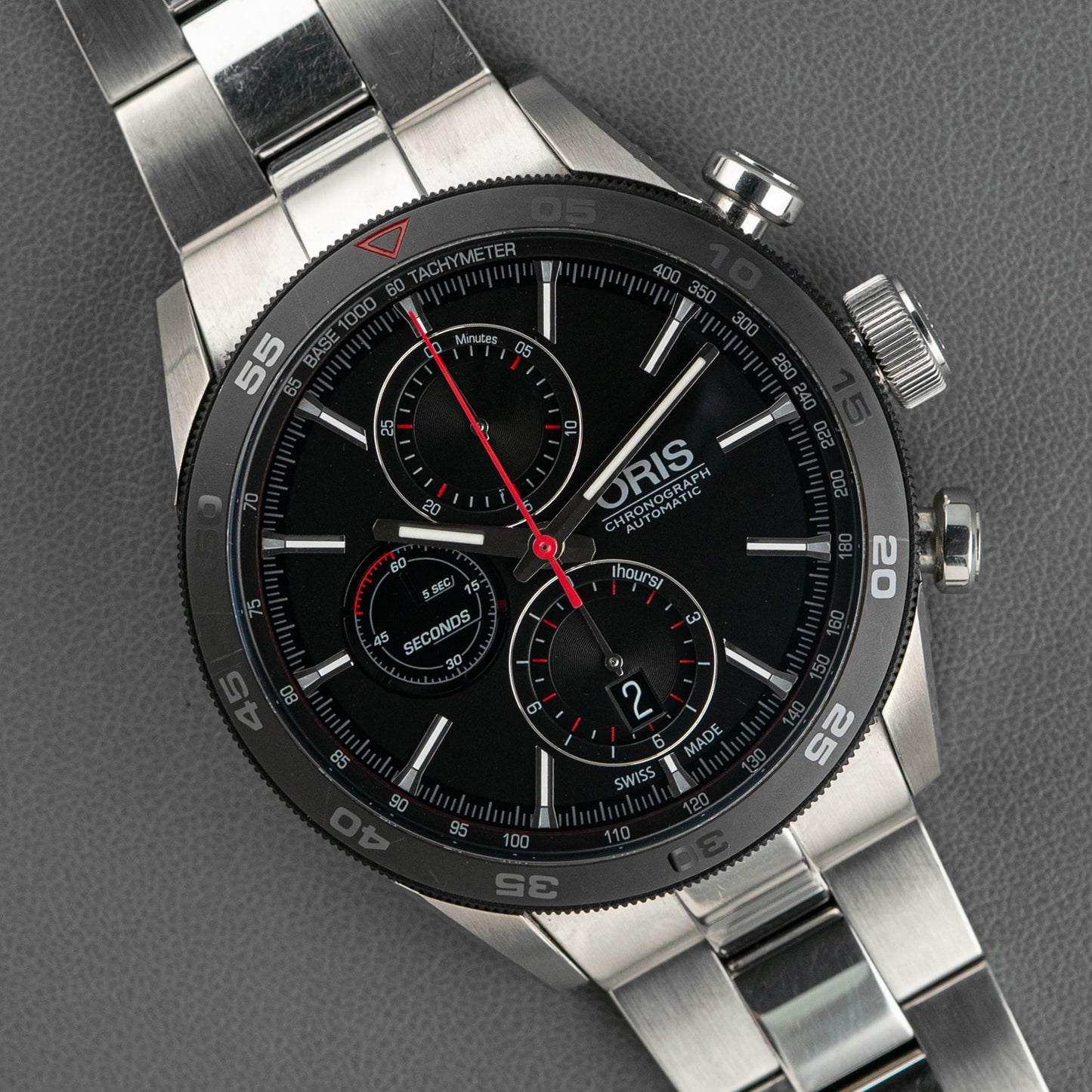 Oris Artix GT Automatic Chronograph Black Dial 44mm