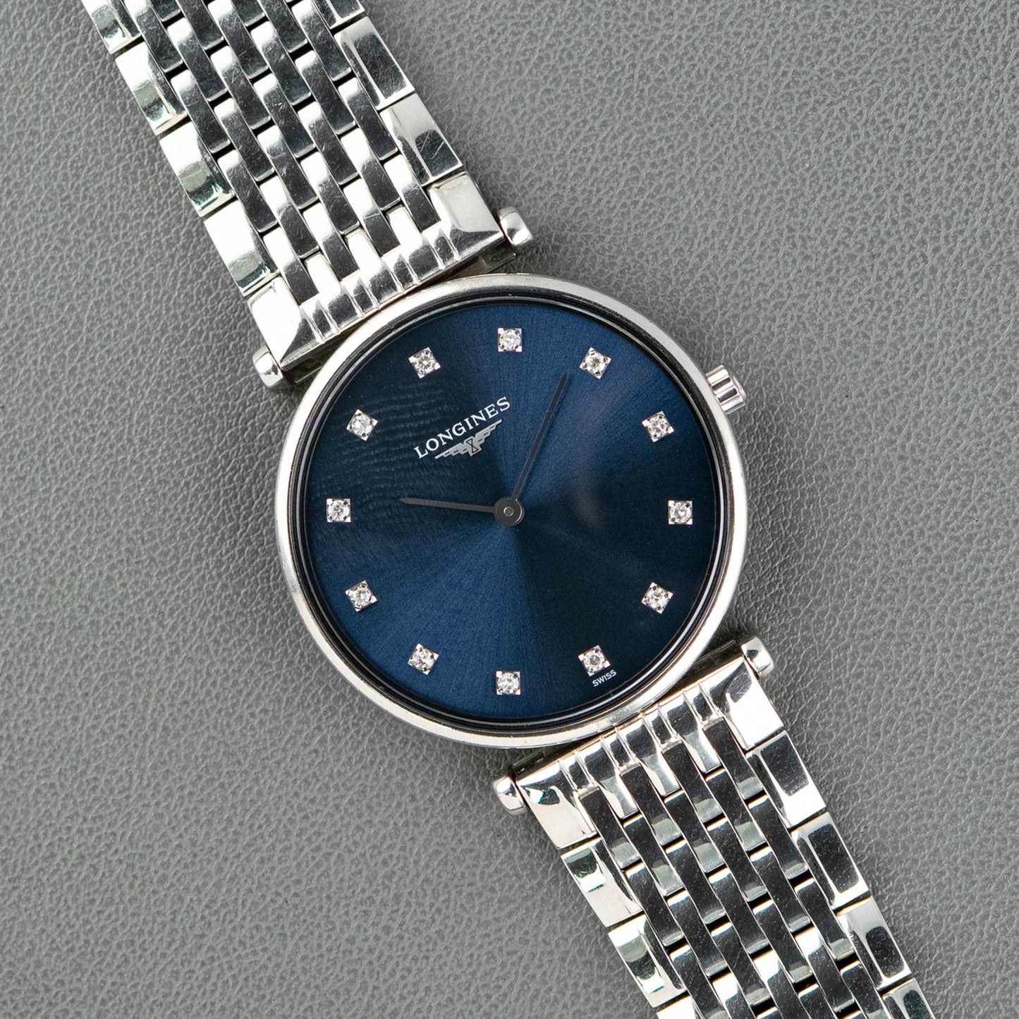 Longines La Grande Classique Quartz Diamonds Blue 29mm