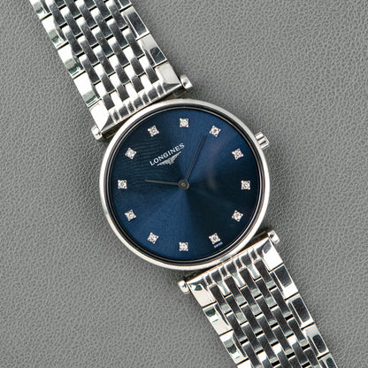 Longines La Grande Classique Quartz Diamonds Blue 29mm