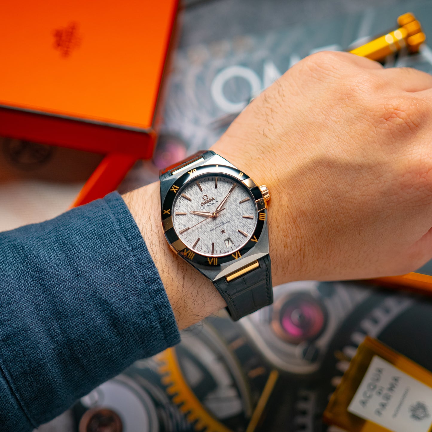 Omega Constellation Co-Axial Steel & Sedna Gold 41mm