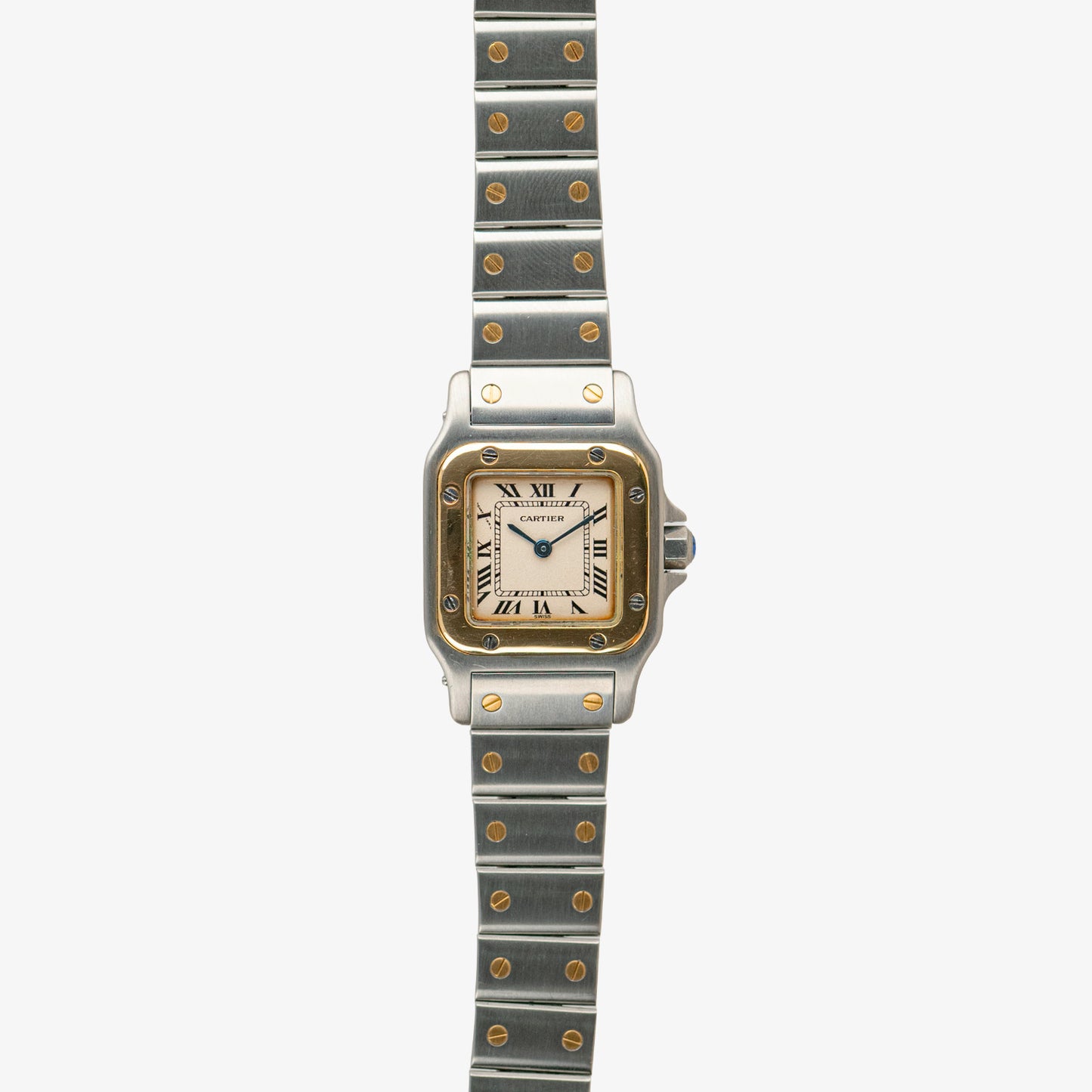 Cartier Santos Mini 1567 Steel & Gold Quartz 24mm