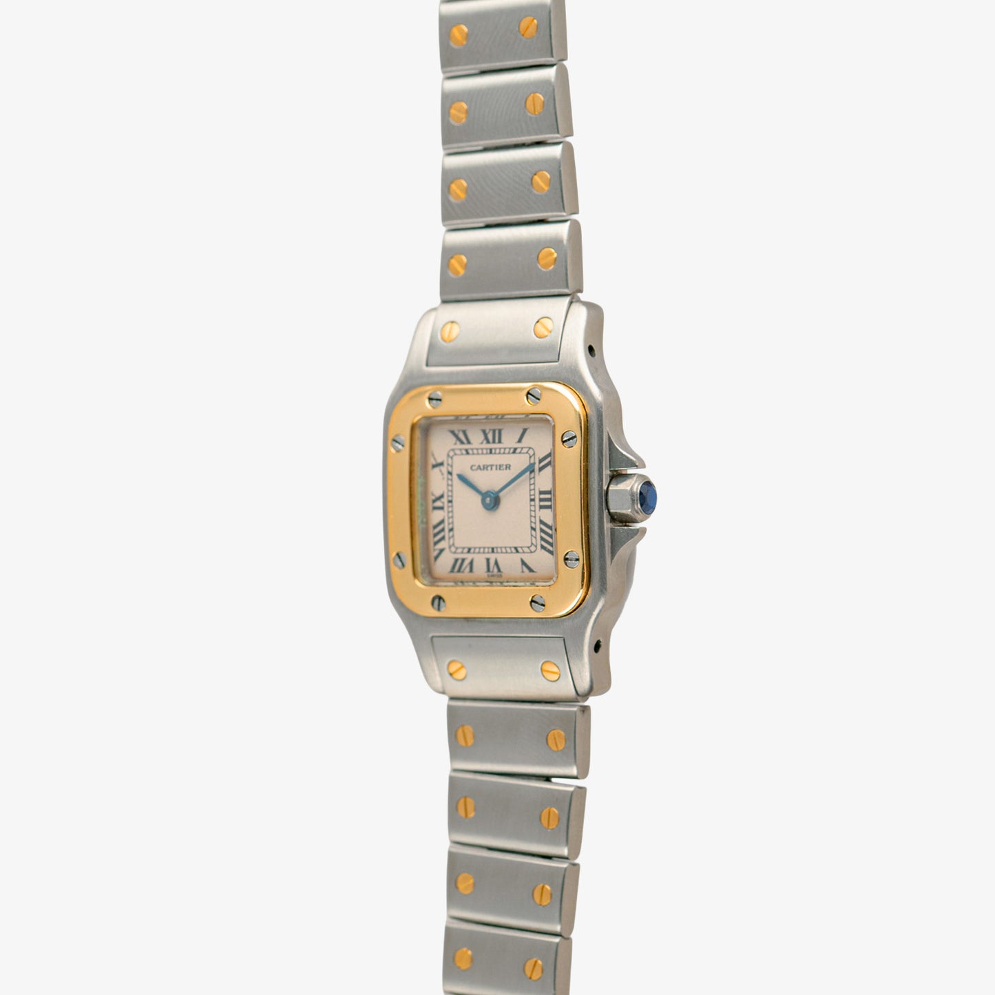 Cartier Santos Mini 1567 Steel & Gold Quartz 24mm