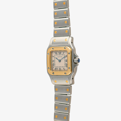 Cartier Santos Mini 1567 Steel & Gold Quartz 24mm