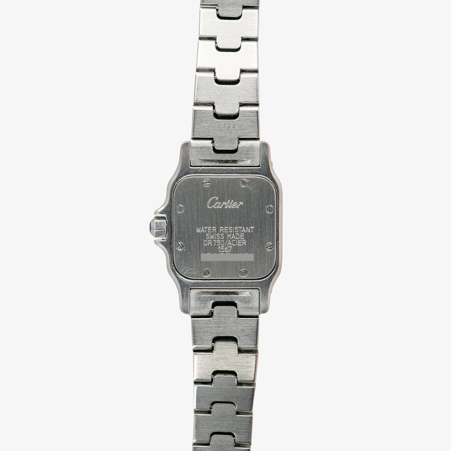 Cartier Santos Mini 1567 Steel & Gold Quartz 24mm