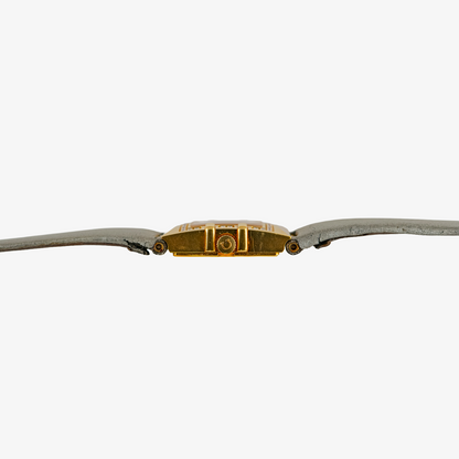 Omega Constellation Quadra Diamonds Yellow Gold Quartz 20mm