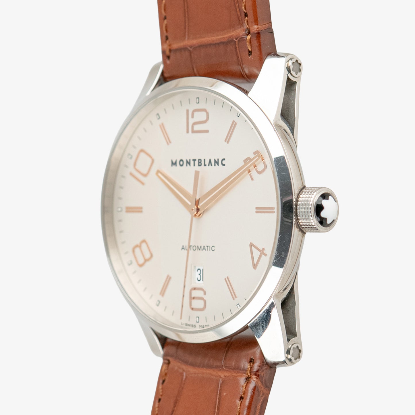 Montblanc TimeWalker Automatic Date Silver Dial 42mm