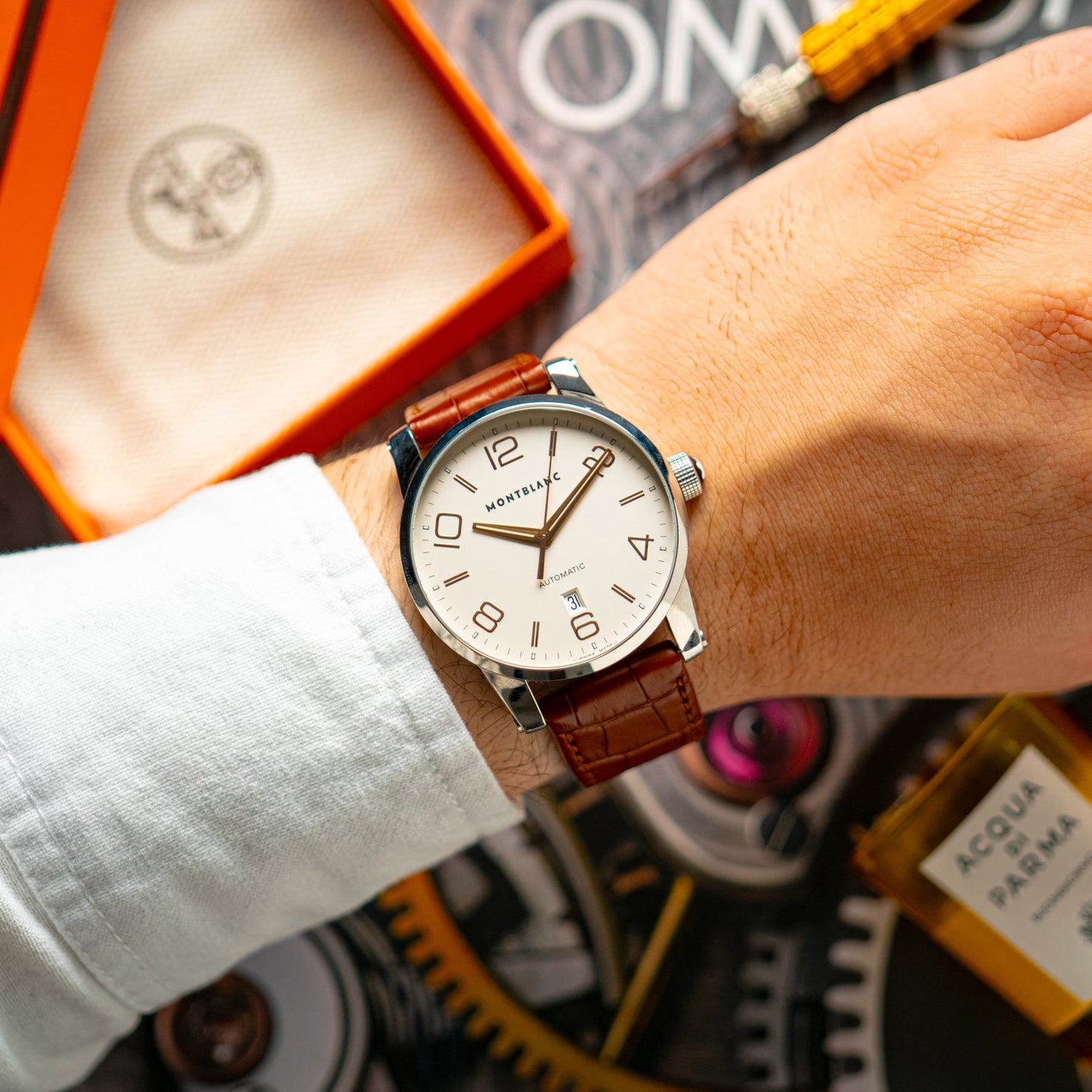 Montblanc TimeWalker Automatic Date Silver Dial 42mm