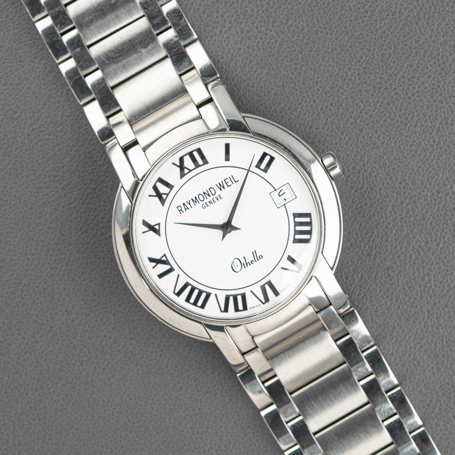 Raymond Weil Othello Quartz Date White Dial 37mm