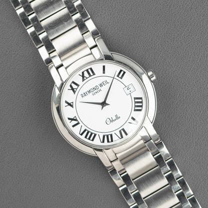 Raymond Weil Othello Quartz Date White Dial 37mm