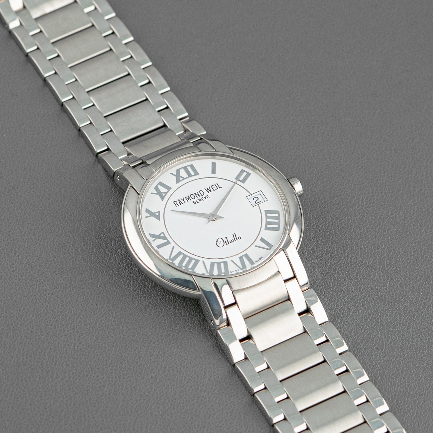 Raymond Weil Othello Quartz Date White Dial 37mm