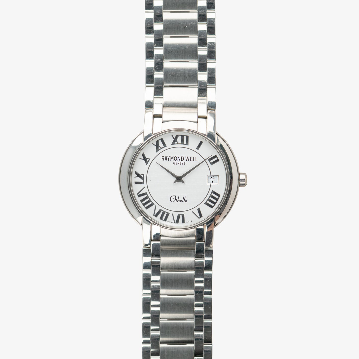 Raymond Weil Othello Quartz Date White Dial 37mm