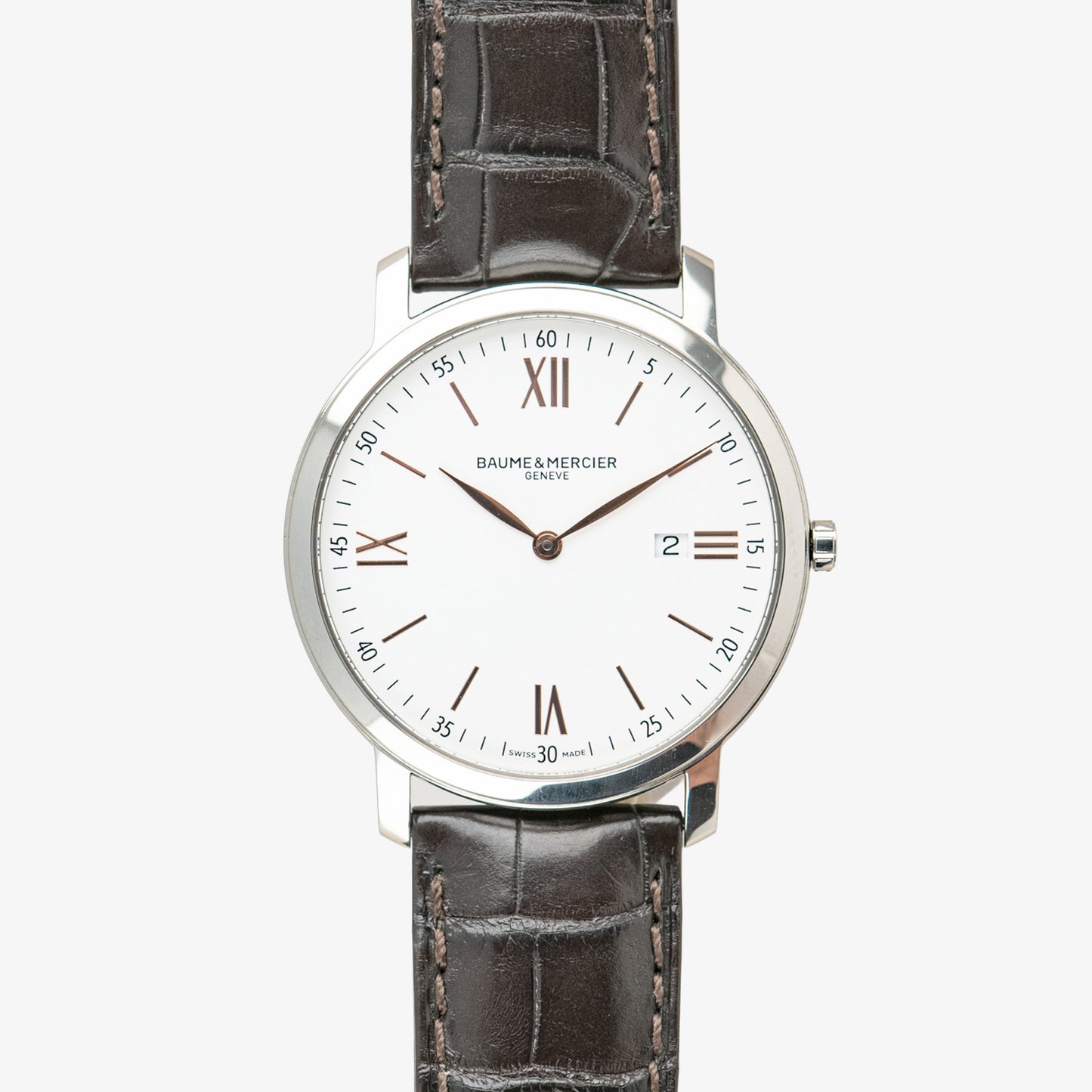 Baume & Mercier Classima Quartz Date White Dial 39mm