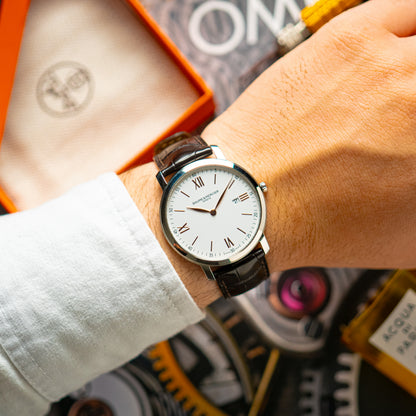 Baume & Mercier Classima Quartz Date White Dial 39mm