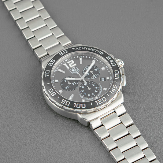 TAG Heuer Formula 1 Chronograph Black Dial Quartz 42mm